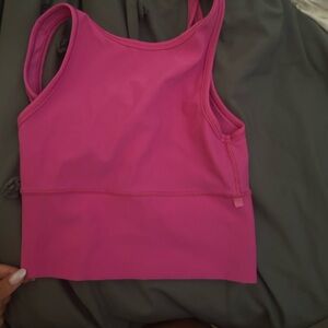 Lululemon power pivot tank sonic pink